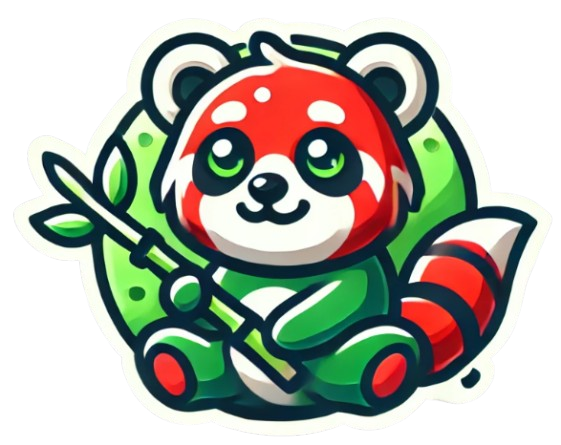 Pandao CRM Logo – roter Panda
